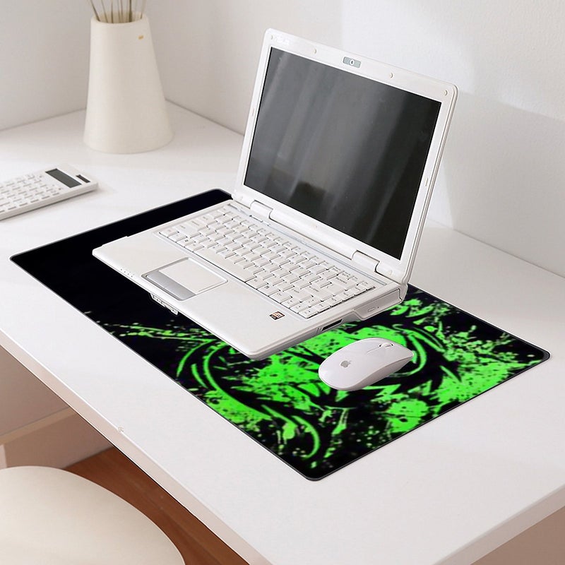 Qisan Large Gaming Mouse Pad Extended Size Mousepad for Computer Desktop PC Laptop 31.5"x11.8"x0.15" Keyboard Pad Desk Pad with Anti-Slip Rubber Base | Large Desk Mat for Keyboard and Mouse-Dragon - Image 4